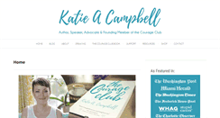 Desktop Screenshot of katiecrushescancer.com