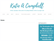 Tablet Screenshot of katiecrushescancer.com